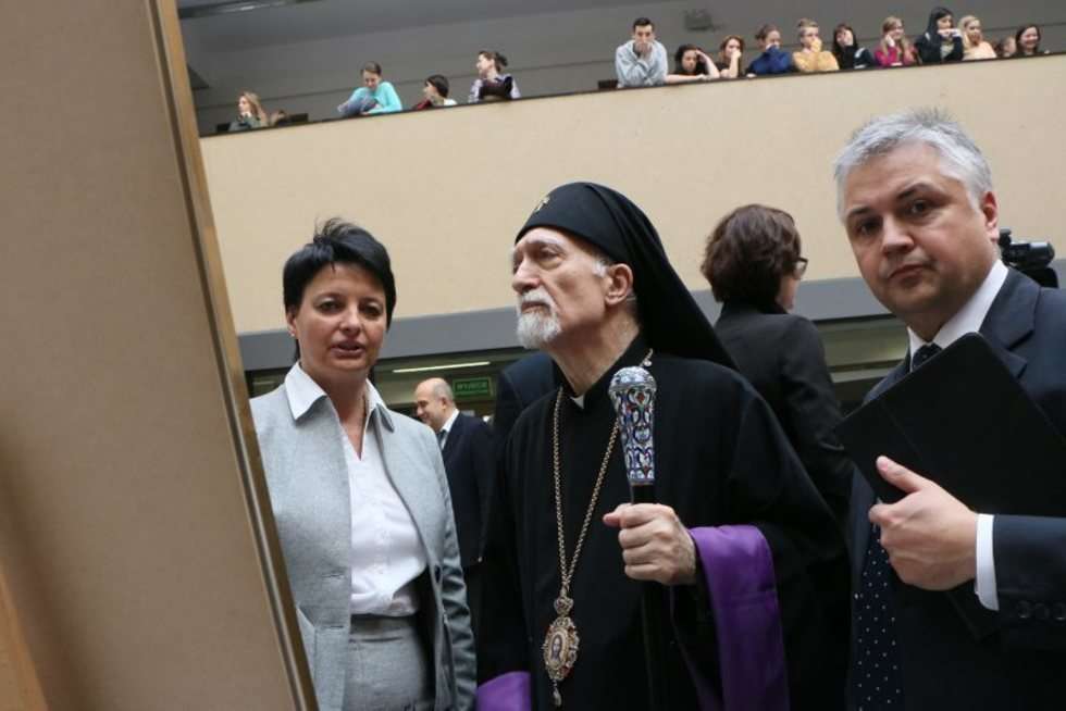  Patriarcha Nerses Bedros XIX na KUL (zdjęcie 6) - Autor: Wojciech Nieśpiałowski