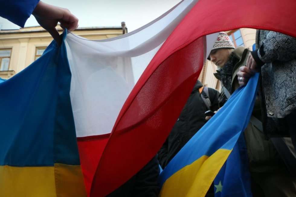  Lublin - marsz poparcia dla Ukraińców (zdjęcie 22) - Autor: Wojciech Nieśpiałowski