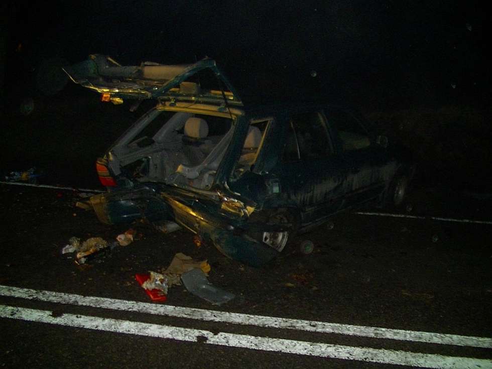  Wypadek w Płouszowicach (zdjęcie 2) - Autor: Łukasz Minkiewicz