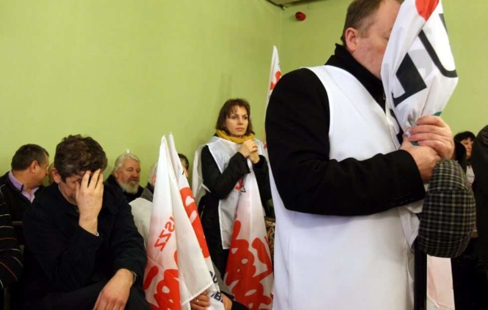  Pikieta Solidarności w obronie związkowca  (zdjęcie 8) - Autor: Dorota Awiorko - Klimek