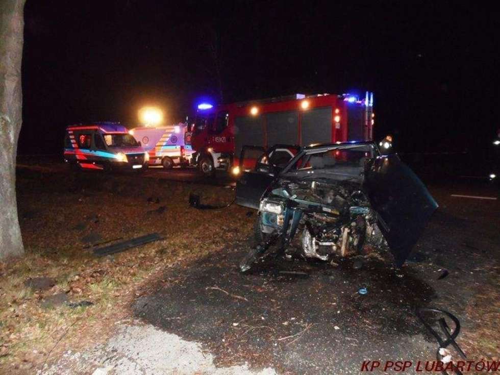  Wypadek w Czerwonce (zdjęcie 6) - Autor: KP PSP Lubartów