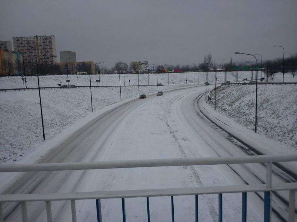  Lublin. Ulice białe, a drogowcy śpią