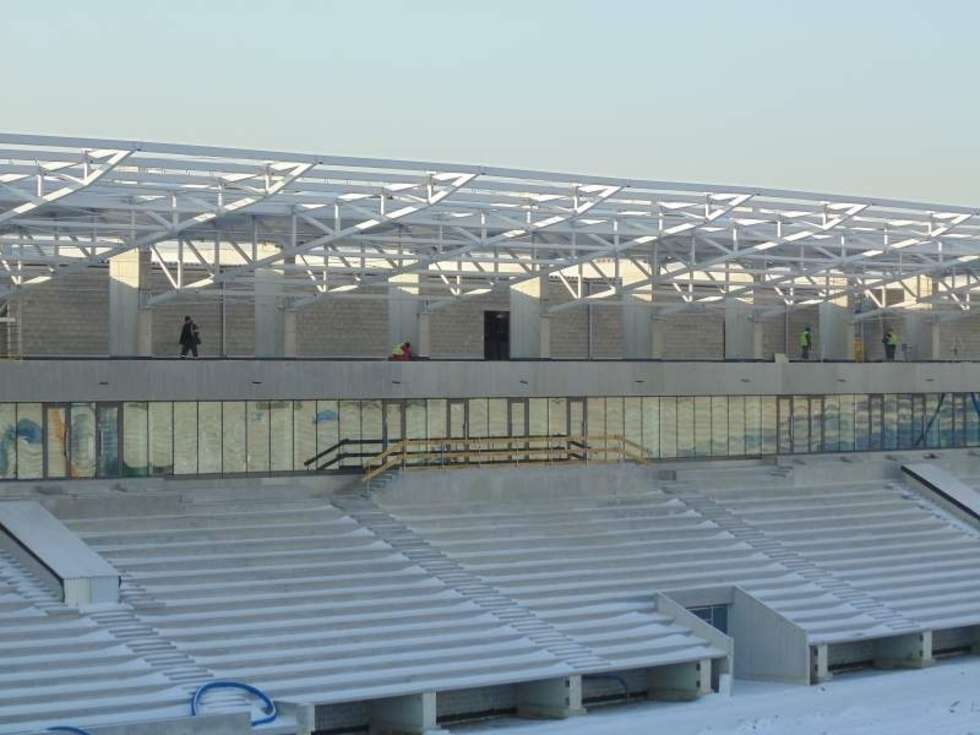  Budowa stadionu przy ul. Krochmalnej (zdjęcie 14) - Autor: UM Lublin