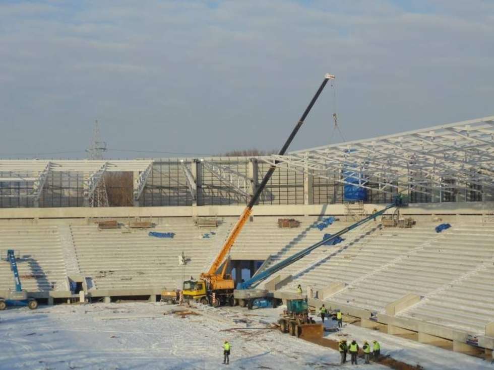  Budowa stadionu przy ul. Krochmalnej (zdjęcie 15) - Autor: UM Lublin