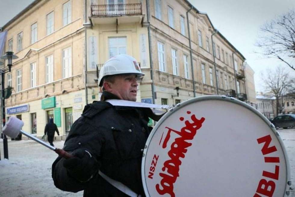  Manifestacja lubelskiej Solidarności (zdjęcie 8) - Autor: Wojciech Nieśpiałowski