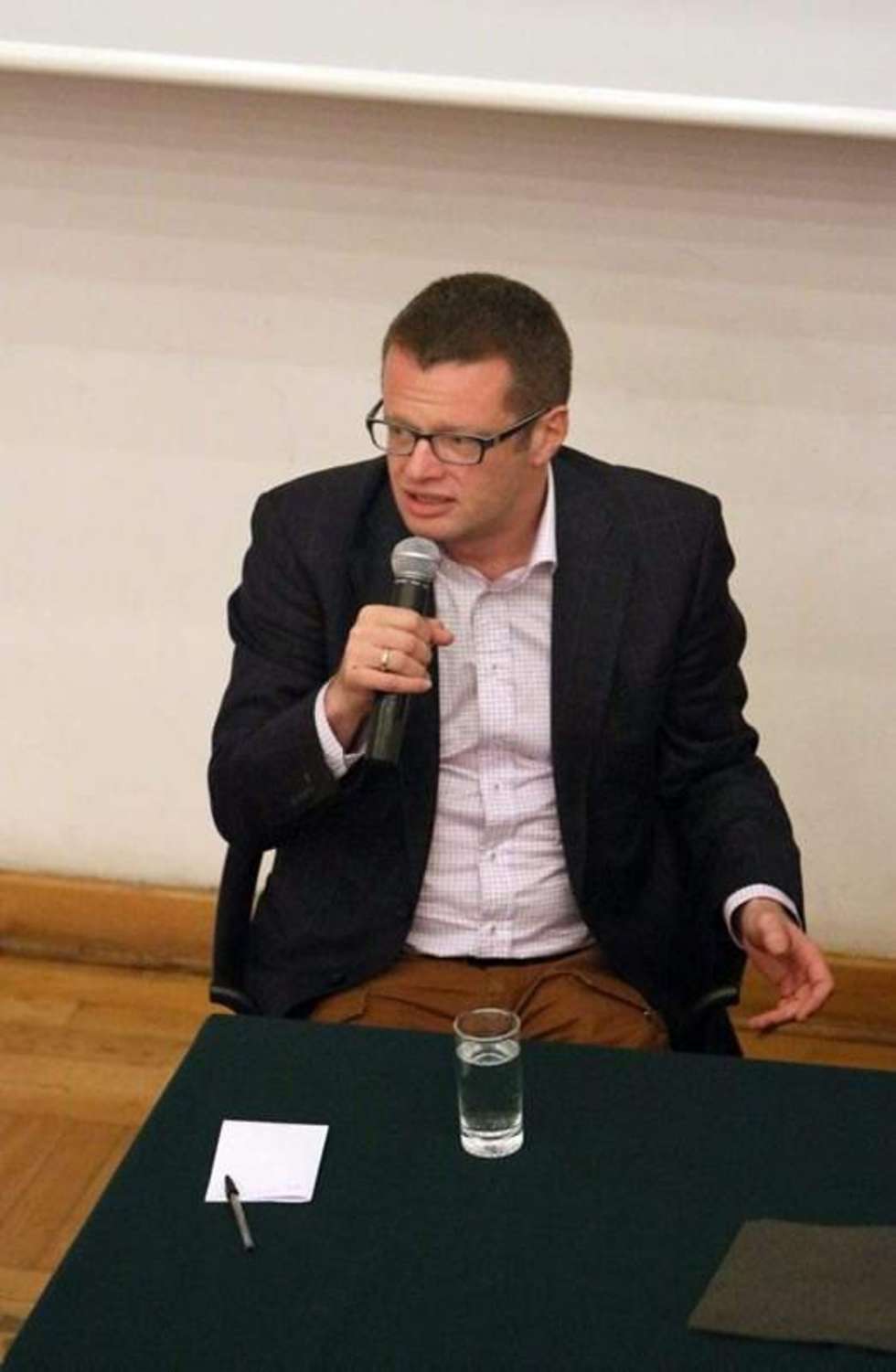  Spotkanie z Marcinem Mellerem na UMCS (zdjęcie 5) - Autor: Wojciech Nieśpiałowski