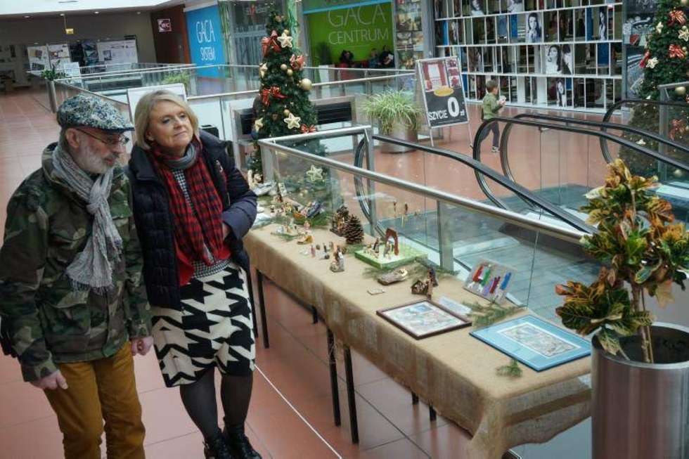  Wystawa szopek bożonarodzeniowych odbyła się w lubelskiej galerii handlowej Gala. Fot. Maciej Kaczanowski