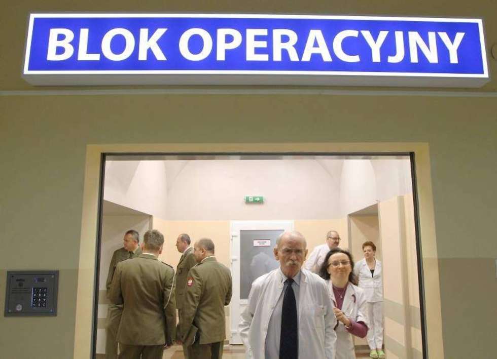  1 Wojskowy Szpital Kliniczny SPZOZ w Lublinie ma od dziś nowy blok operacyjny. W wyremontowanych pomieszczeniach stanął najnowocześniejszy sprzęt medyczny. Fot. Maciej Kaczanowski
