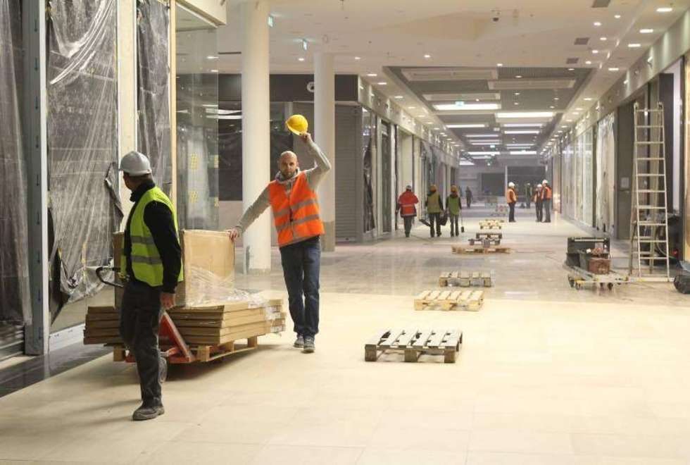  Budowa galerii handlowej Atrium Felicity dobiega końca. W marcu  otwarcie największego sklepu w Lublinie. Fot Maciej Kaczanowski