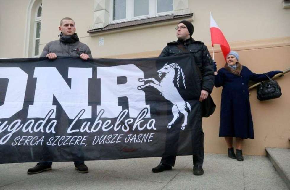 Protest rolników pod UW w Lublinie (zdjęcie 16) - Autor: Wojciech Nieśpiałowski