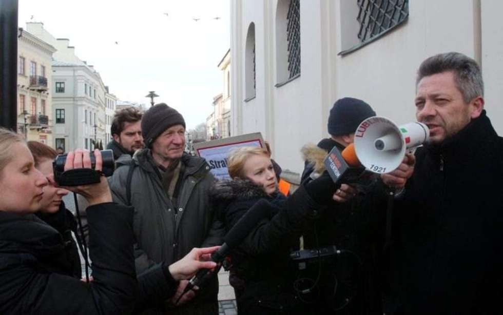  Protest pracowników TVP (zdjęcie 11) - Autor: Dorota Awiorko - Klimek