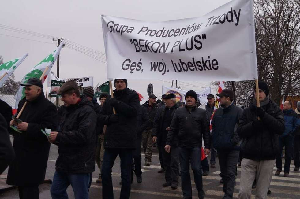  Protest rolników w Zbuczynie (zdjęcie 3) - Autor: Jarosław Kurzawa 