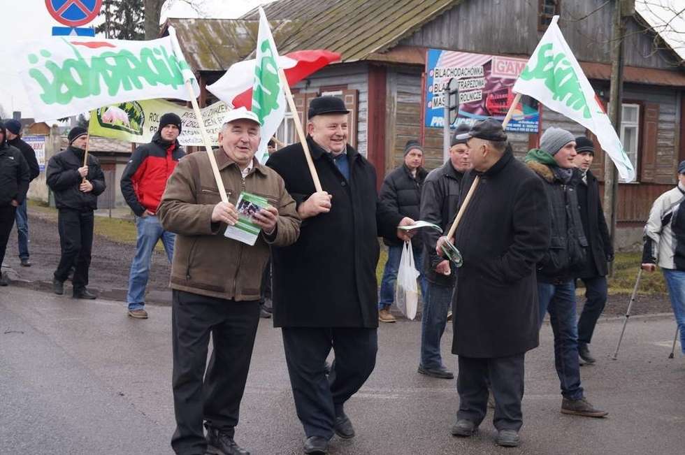  Protest rolników w Zbuczynie (zdjęcie 5) - Autor: Jarosław Kurzawa 