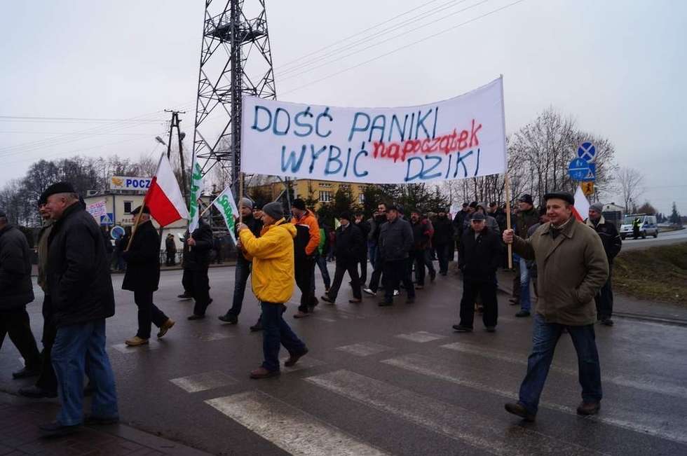  Protest rolników w Zbuczynie  - Autor: Jarosław Kurzawa 