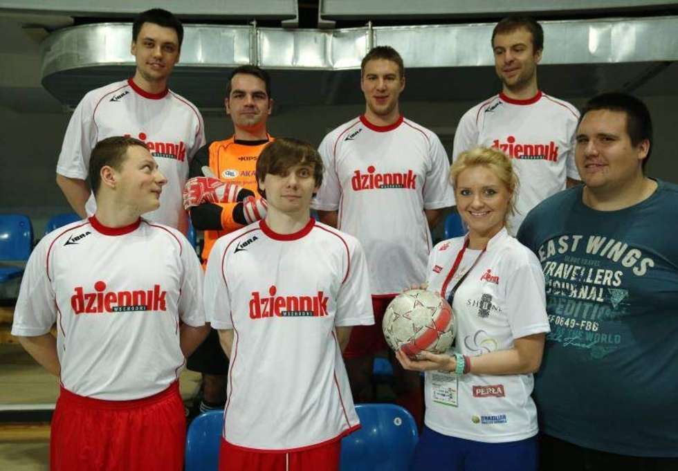 I mistrzostwa Polski dziennikarzy w Futsalu rozegrano w lubelskiej hali MOSiR Globus. Fot. Maciej Kaczanowski
