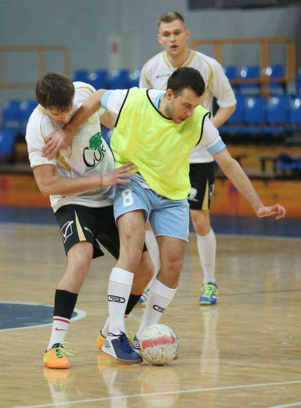  I mistrzostwa Polski dziennikarzy w Futsalu rozegrano w lubelskiej hali MOSiR Globus. Fot. Maciej Kaczanowski