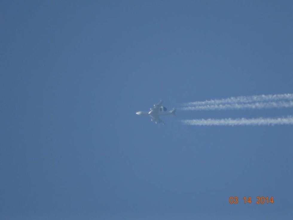  Zdjęcia samolotu AWACS  zrobione w   Świdniku  