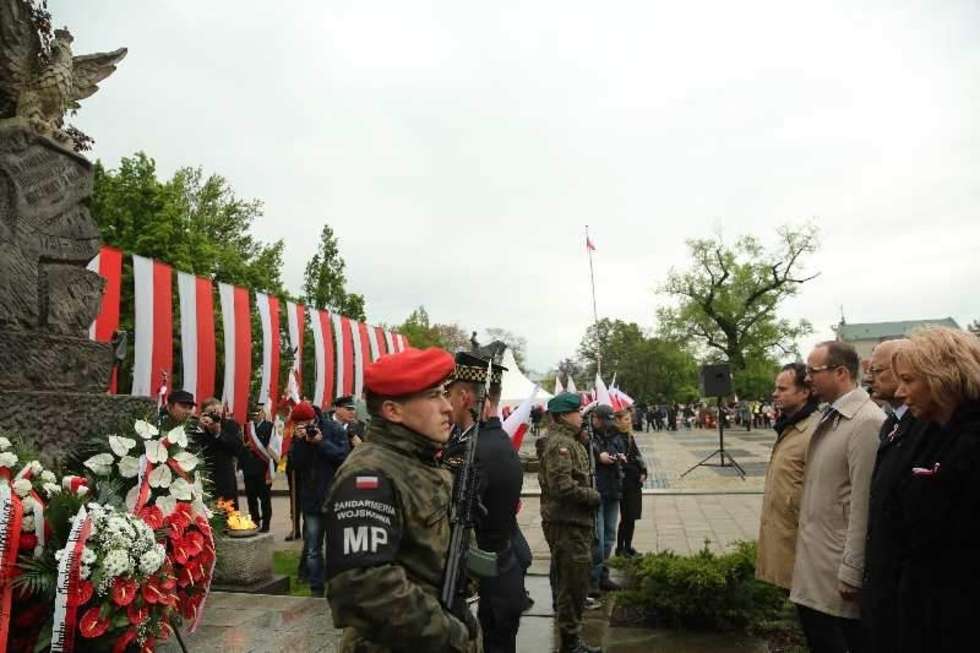  Obchody 3 maja w Lublinie (zdjęcie 13) - Autor: Maciej Kaczanowski