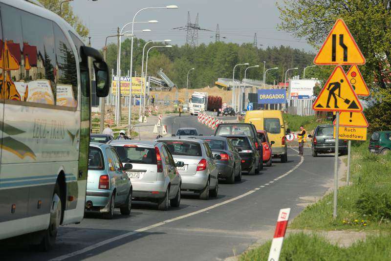 Zakorkowana droga Lublin - Łęczna - Autor: Maciej Kaczanowski