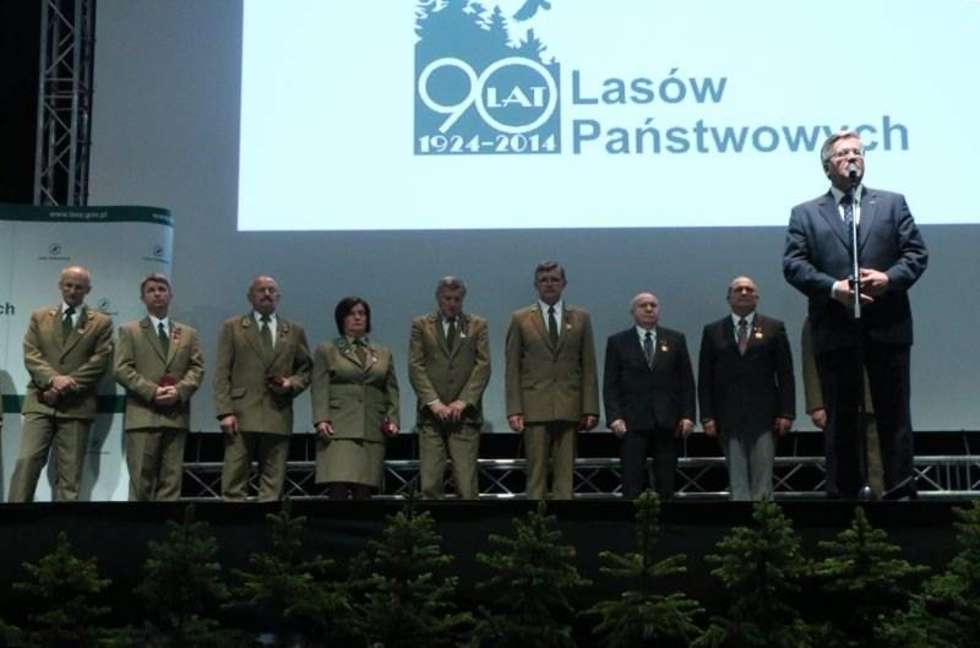  Prezydent Komorowski posadził Dąb Wolności w Lublinie (zdjęcie 4) - Autor: Wojciech Nieśpiałowski