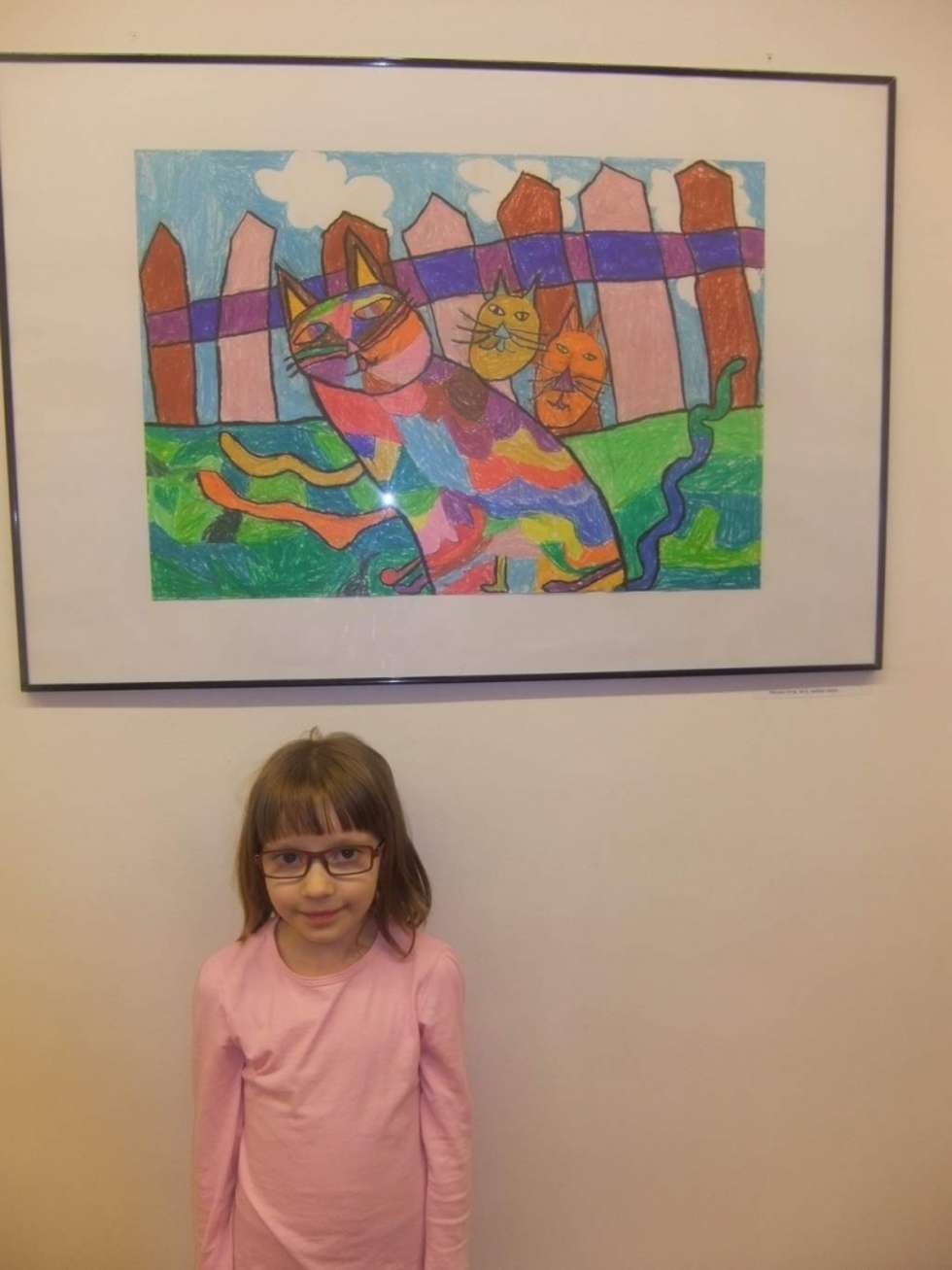  Marysia Ornakl, lat 6, Koty, pastele olejne