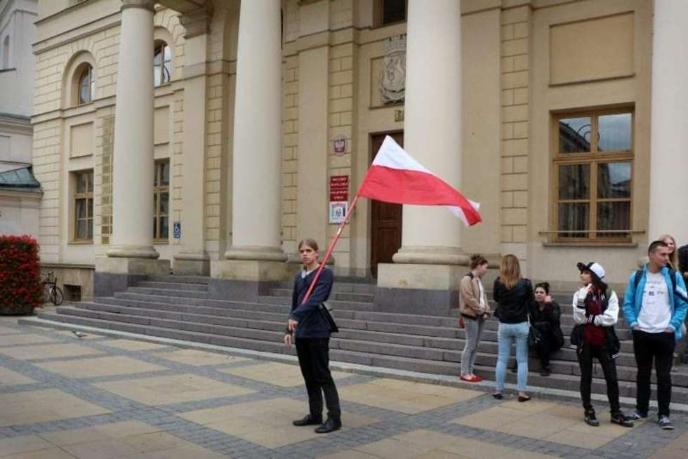  Manifestacja narodowców w centrum Lublina (zdjęcie 10) - Autor: Dorota Awiorko - Klimek