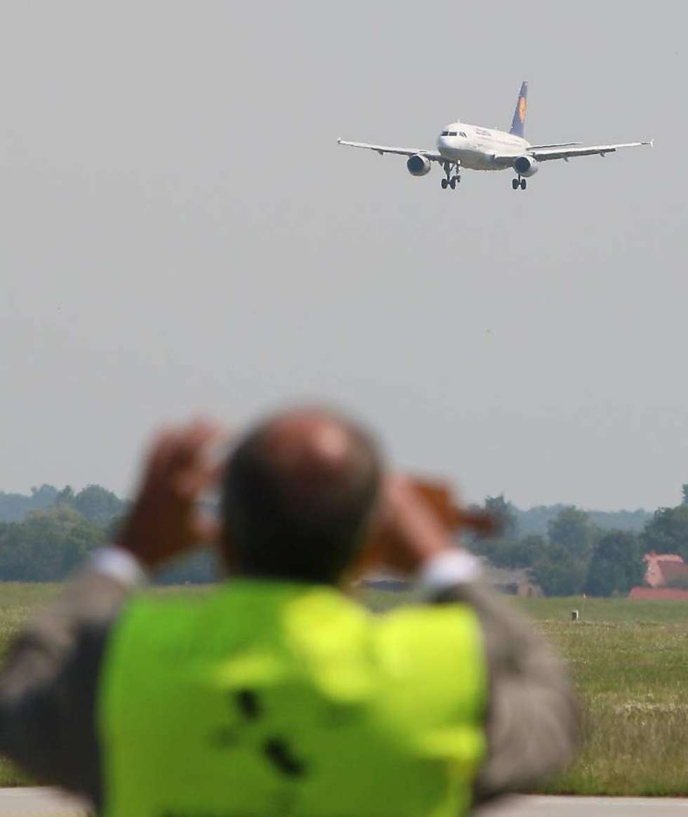  Lufthansa po raz pierwszy na lotnisku Lublin (zdjęcie 6) - Autor: Maciej Kaczanowski