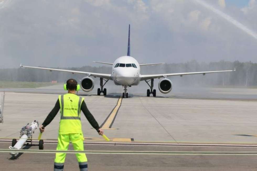  Lufthansa po raz pierwszy na lotnisku Lublin (zdjęcie 9) - Autor: Maciej Kaczanowski