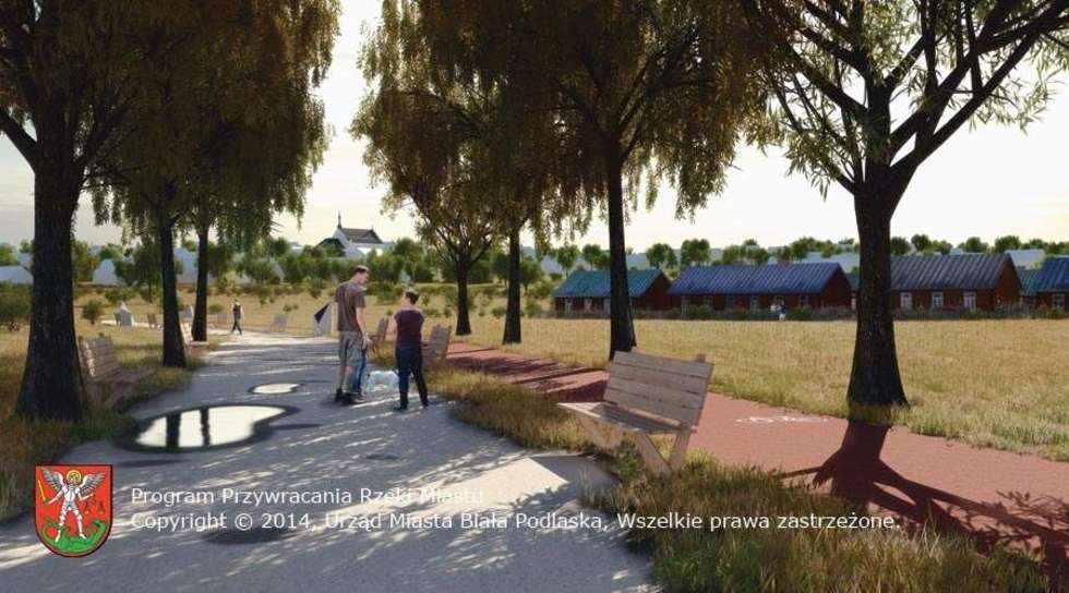  Tak mają się zmienić tereny przy Krznie w Białej Podlaskiej (zdjęcie 3) - Autor: UM Biała Podlaska