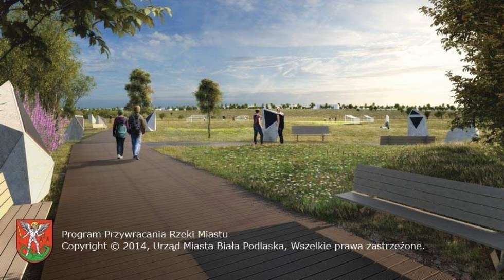  Tak mają się zmienić tereny przy Krznie w Białej Podlaskiej (zdjęcie 4) - Autor: UM Biała Podlaska