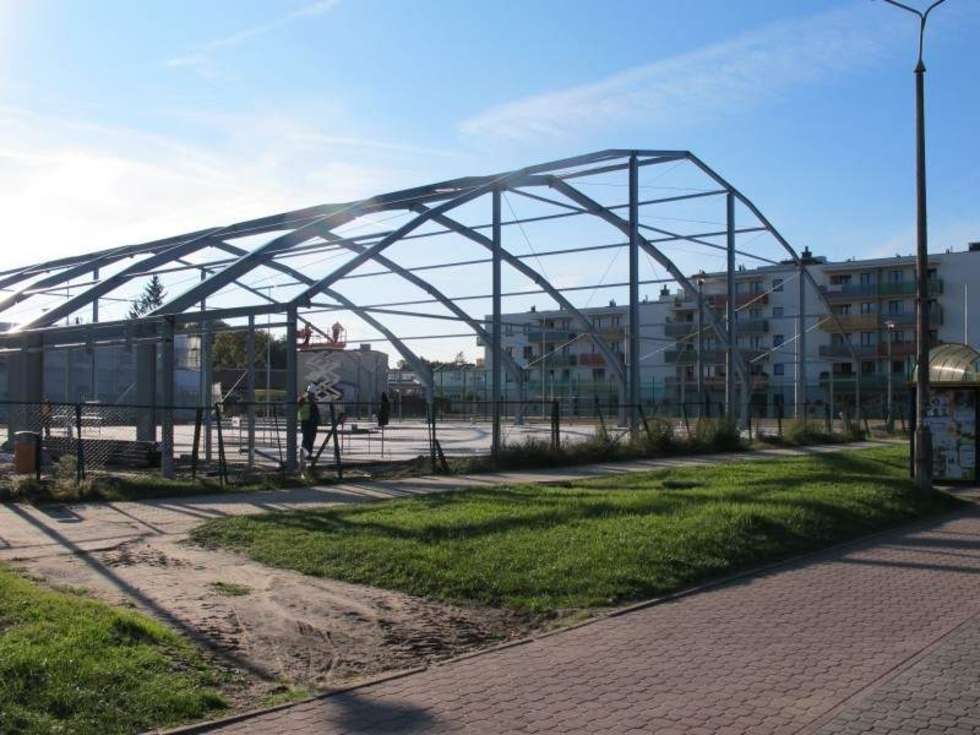  Budowa kortów tenisowych w Puławach (zdjęcie 5) - Autor: Daniel Drob