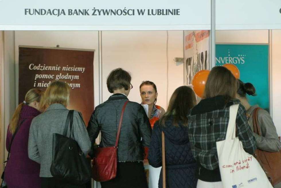  W hali Targów Lublin SA (ul. Dworcowa 11) odbywają się IX Międzynarodowe Targi Pracy. Fot. Maciej Kaczanowski