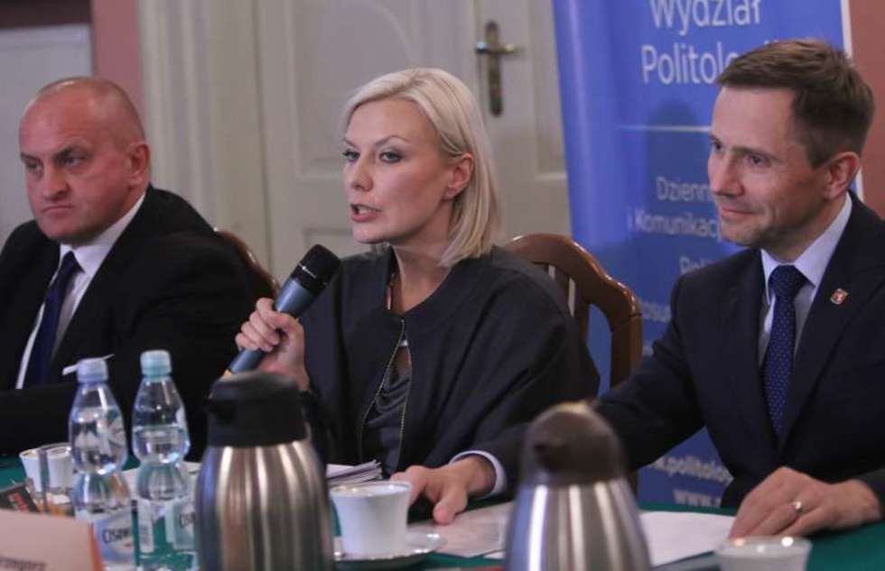  Debata kandydatów na prezydenta Lublina (zdjęcie 4) - Autor: Wojciech Nieśpiałowski