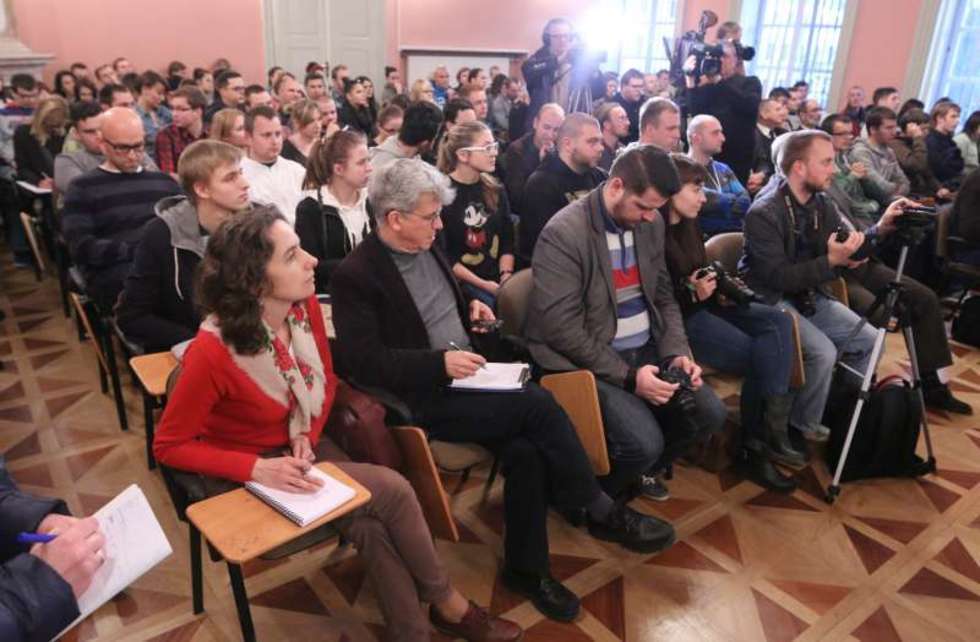  Debata kandydatów na prezydenta Lublina (zdjęcie 5) - Autor: Wojciech Nieśpiałowski