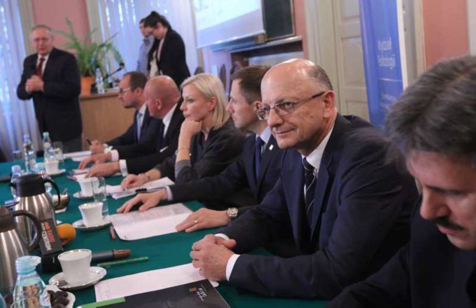  Debata kandydatów na prezydenta Lublina (zdjęcie 7) - Autor: Wojciech Nieśpiałowski
