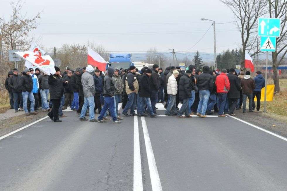  Protest sadowników (zdjęcie 3) - Autor: Małgorzata Suszko