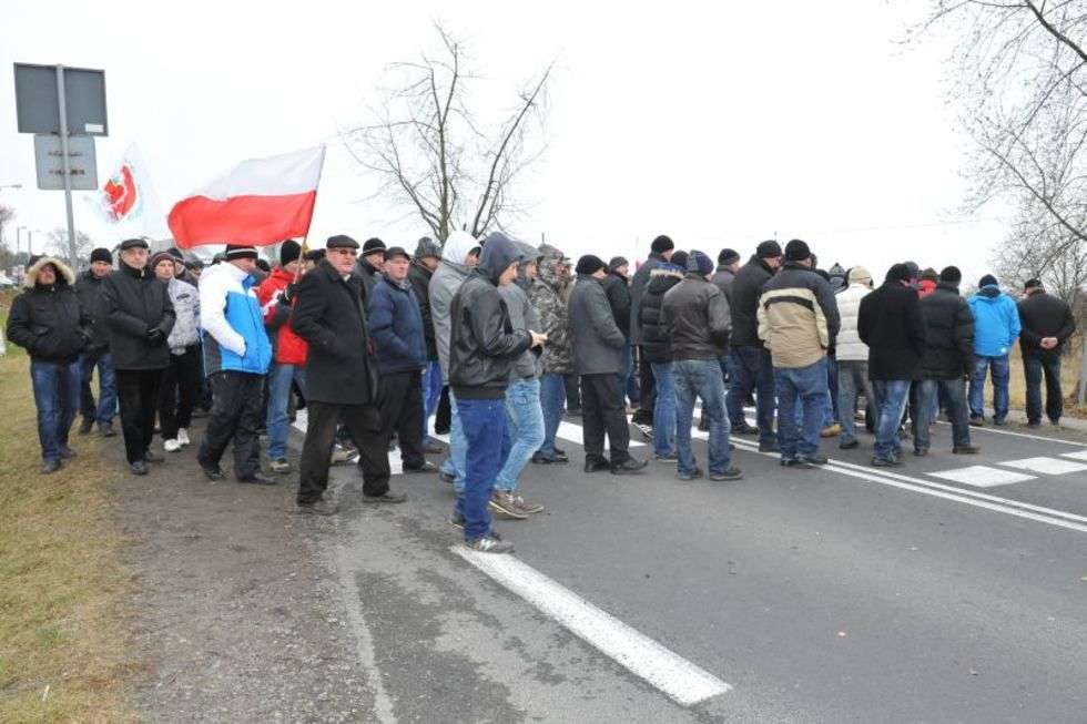  Protest sadowników (zdjęcie 5) - Autor: Małgorzata Suszko