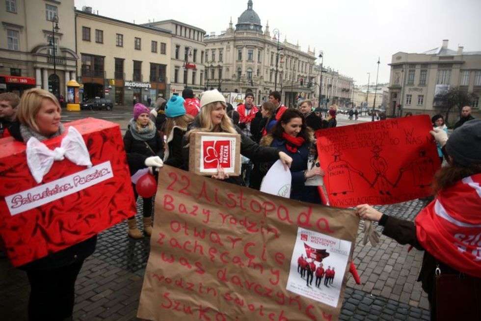 Marsz akcji "Szlachetna Paczka" w Lublinie