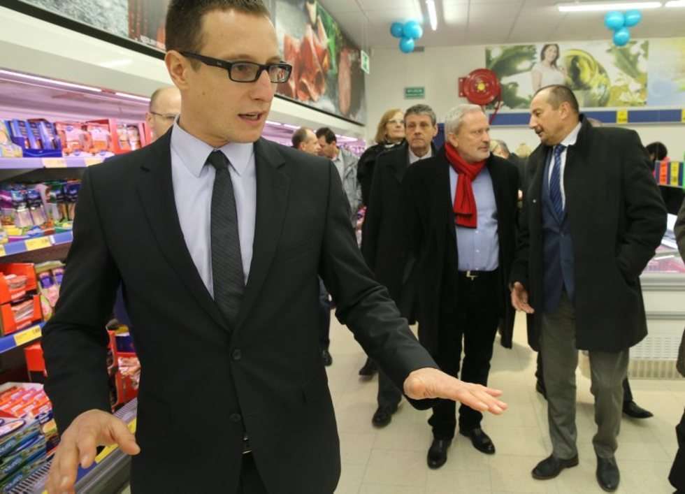  Nowy supermarket Lidl w Łęcznej. Wielkie otwarcie 27.11. o godzinie 8.00. Fot. Maciej Kaczanowski