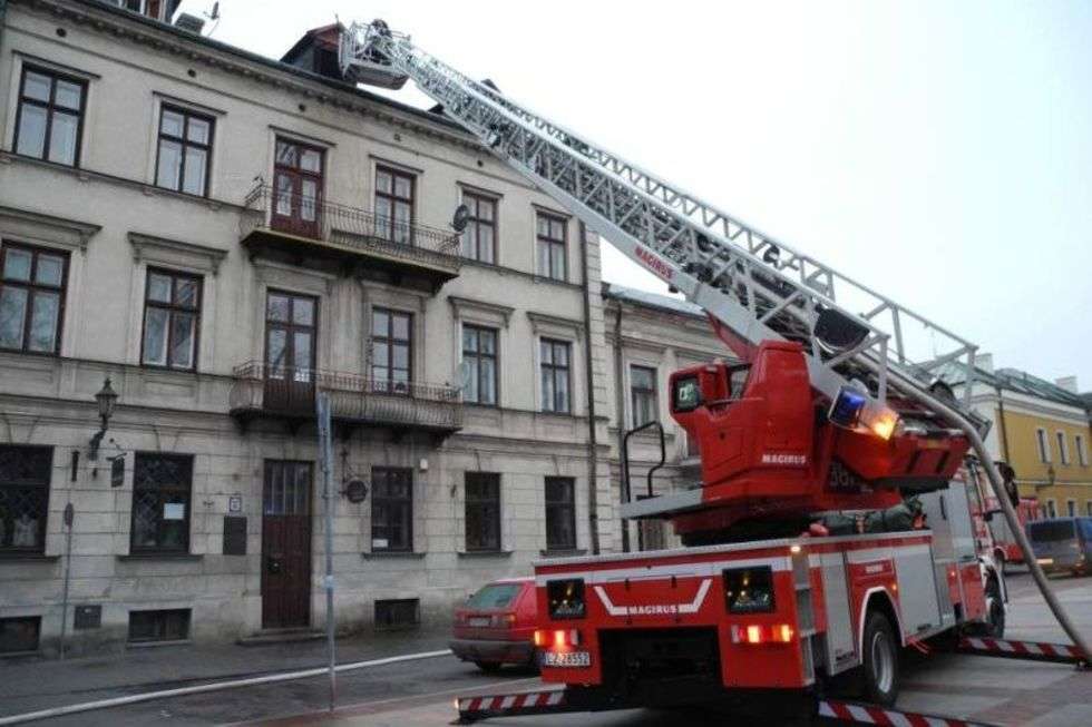  Pożar w Zamościu (zdjęcie 2) - Autor: KM PSP Zamość