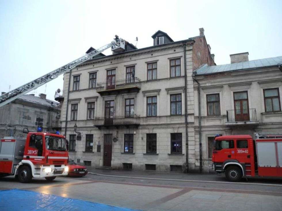  Pożar w Zamościu (zdjęcie 3) - Autor: KM PSP Zamość