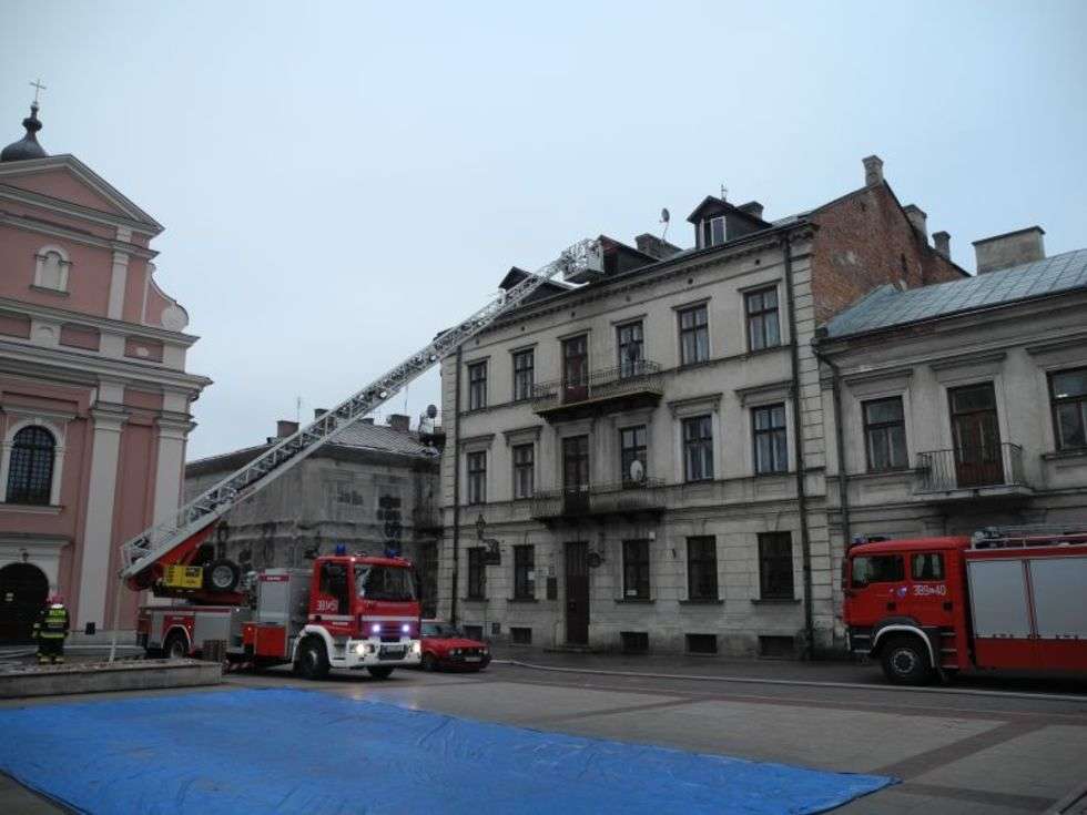  Pożar w Zamościu (zdjęcie 7) - Autor: KM PSP Zamość