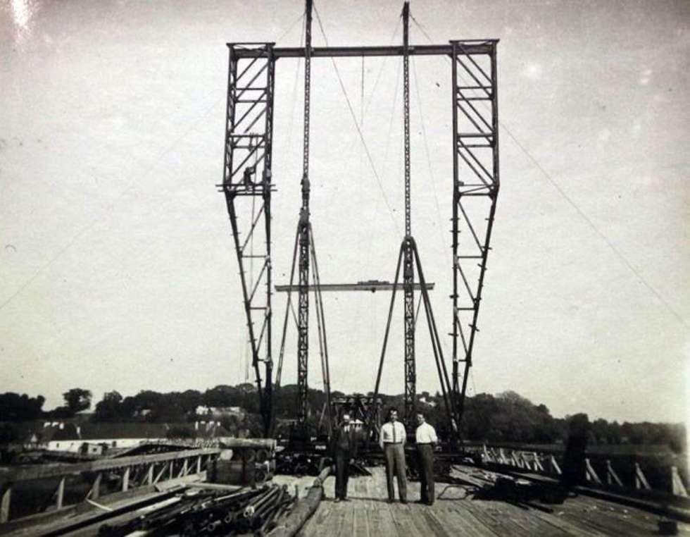  Budowa mostu im. Ignacego Mościckiego w Puławach (zdjęcie 6) - Autor: Wojciech Nieśpiałowski