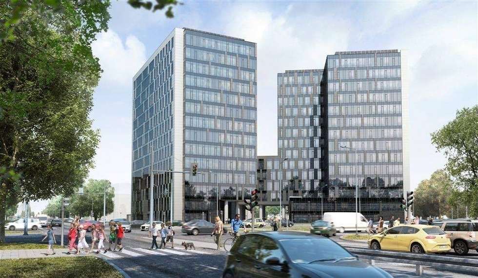  Według zapowiedzi inwestora u zbiegu al. Kraśnickiej i ul. Nałęczowskiej staną dwa 13-piętrowe biurowce, jeden mniejszy biurowiec o pięciu piętrach i 6-piętrowy budynek mieszkalny.