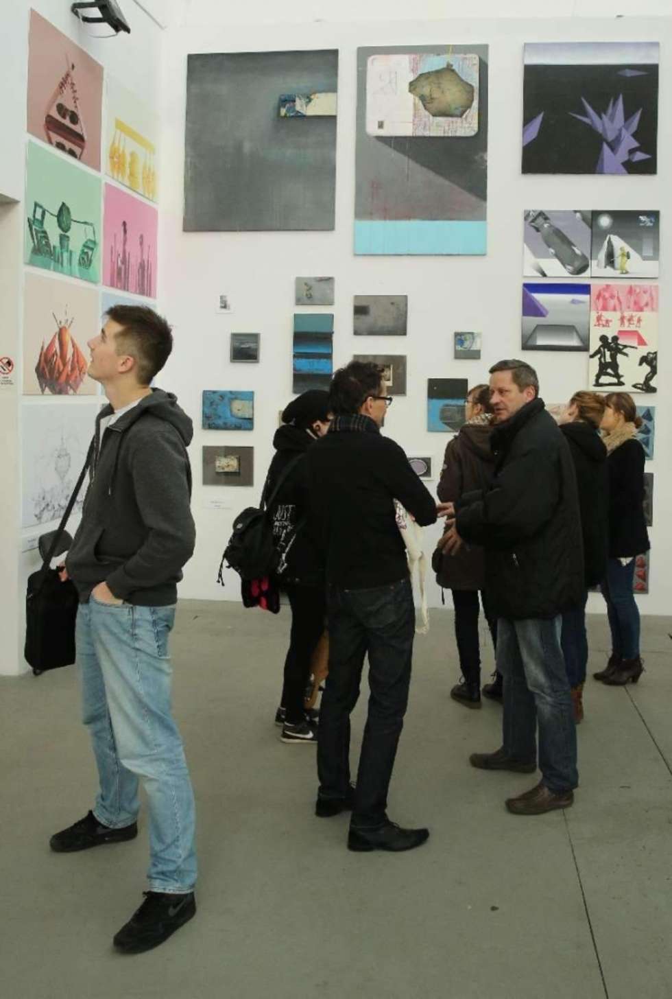  W lubelskiej Galerii Labirynt przy ul. Popiełuszki 5 odbywają się Targi Młodej Sztuki ART INN. Fot. Maciej Kaczanowski