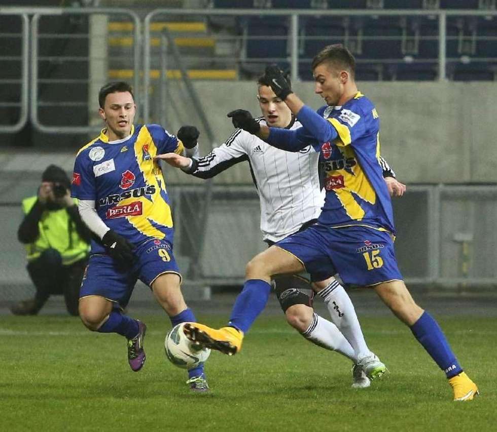  Legia II Warszawa nie pozostawiła kibicom  złudzeń i pokonała gospodarzy na Arenie Lublin 3:0. Fot. Maciej Kaczanowski