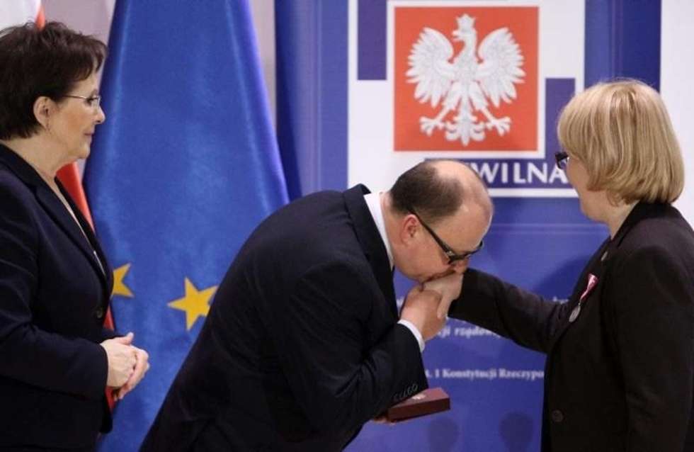  Premier Ewa Kopacz w Lublinie na 95-lecie Urzędu Wojewódzkiego (zdjęcie 3) - Autor: Wojciech Nieśpiałowski
