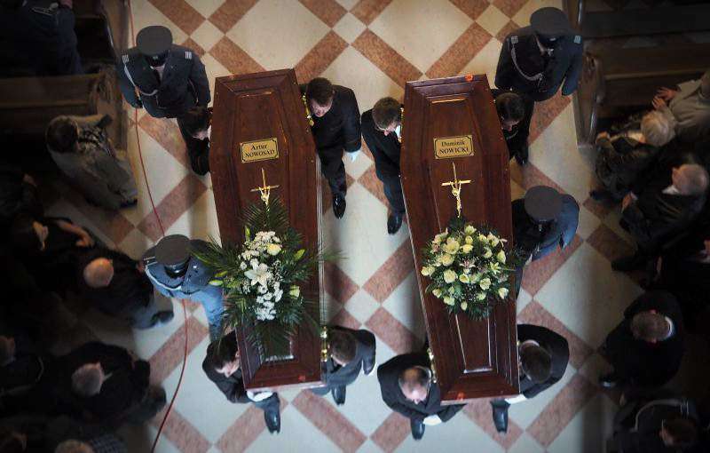 Uroczystości pogrzebowe funkcjonariuszy zabitych w Tunezji - Autor: Wojciech Nieśpiałowski