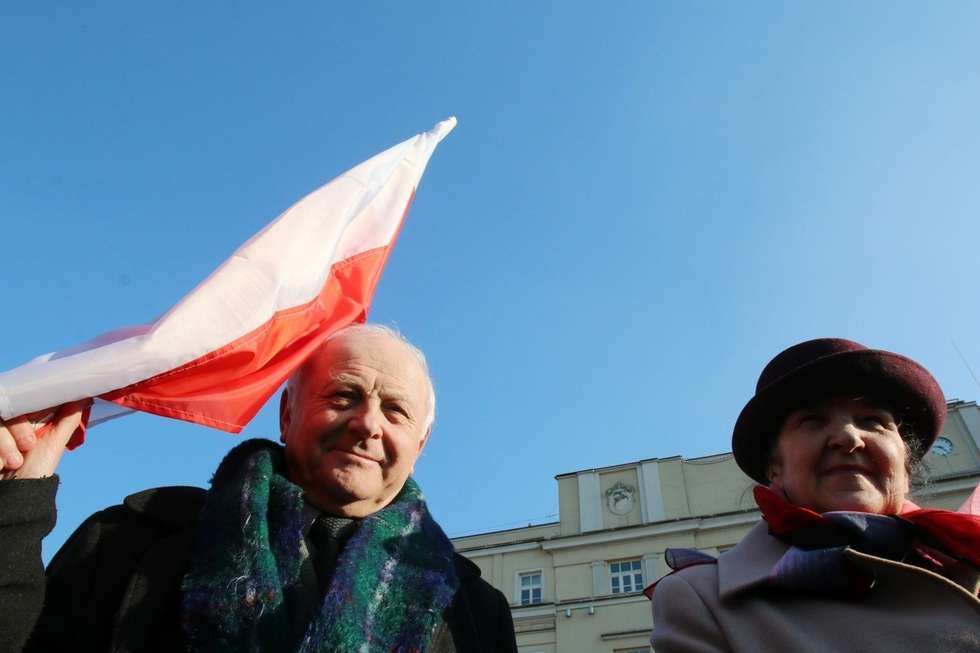  Lublin: Obchody 5. rocznicy katastrofy smoleńskiej (zdjęcie 32) - Autor: Dorota Awiorko