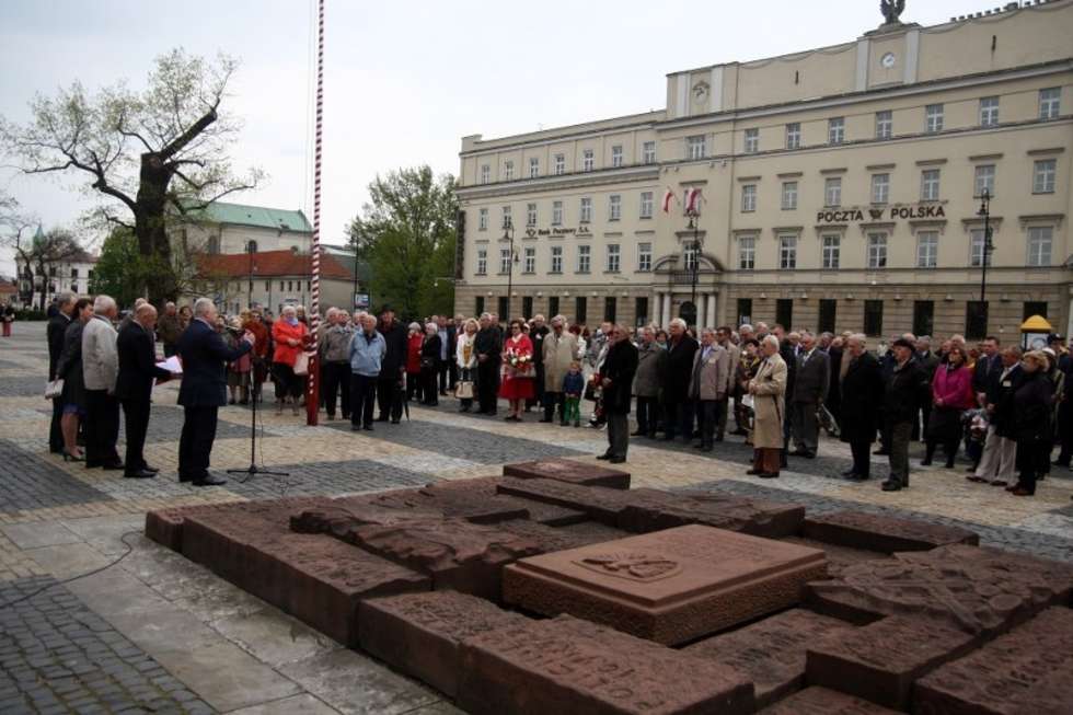  Uroczystości z okazji Święta 1 Maja na pl. Litewskim w Lublinie